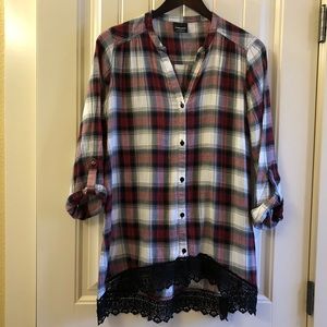 Wallpapher plaid shirt